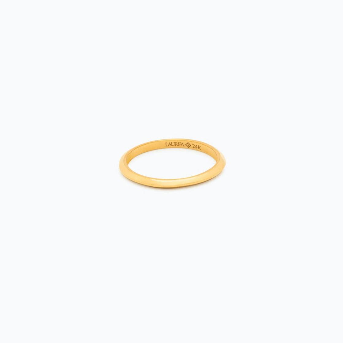 Blade Ring | 24k Jewelry Laurea Gold