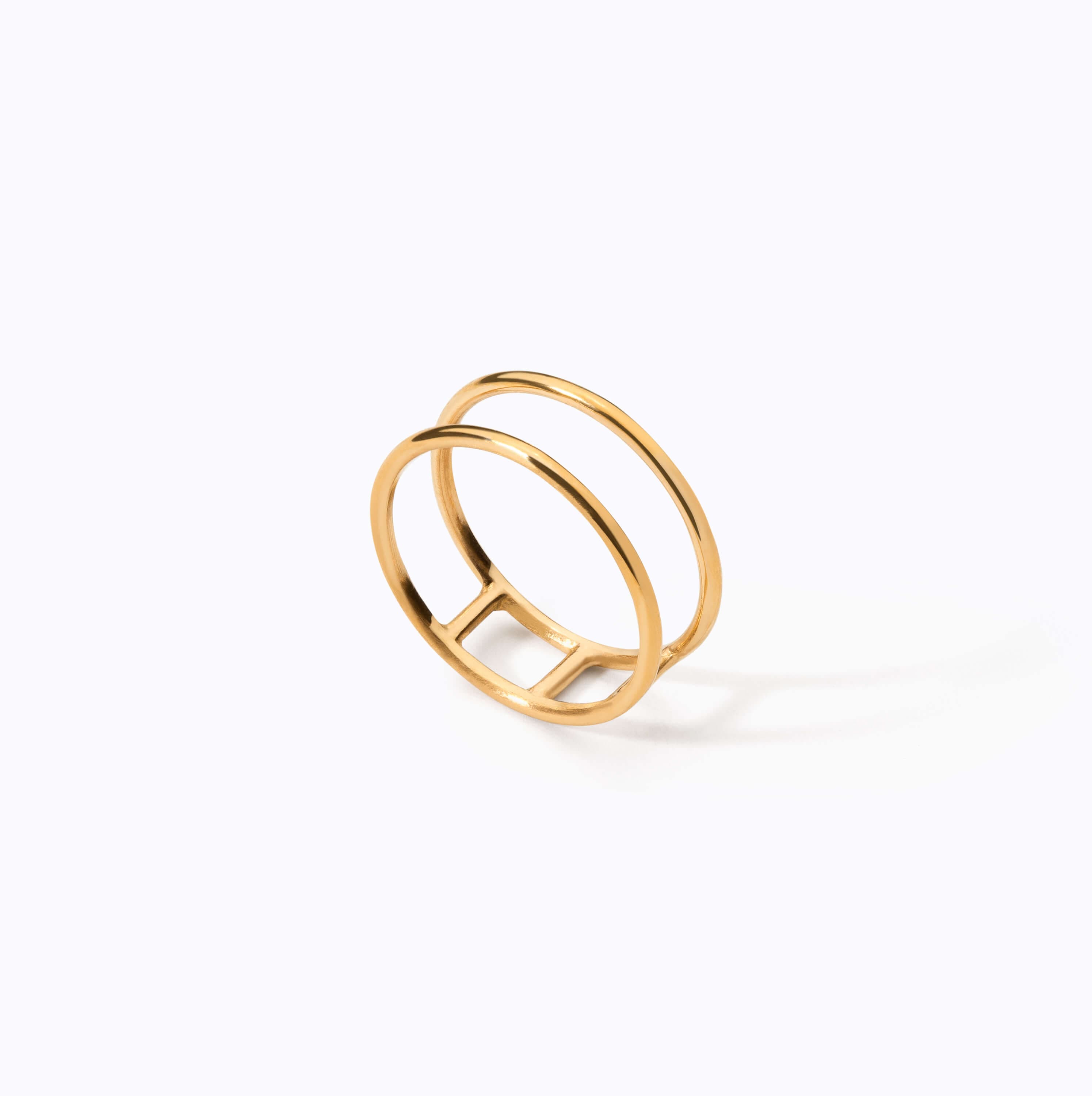 24K Wire Duet Ring