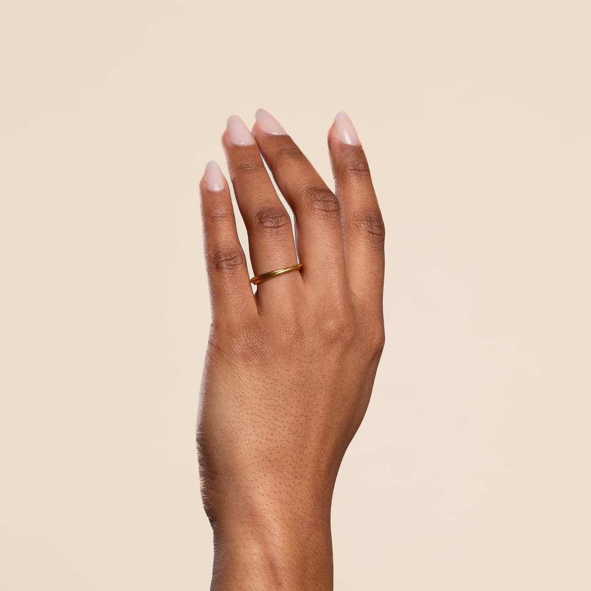 24K Wire Interlocked Ring on hand